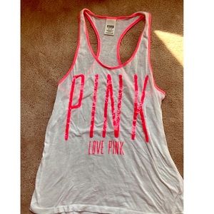 VS PINK Sheer Tank Size XS